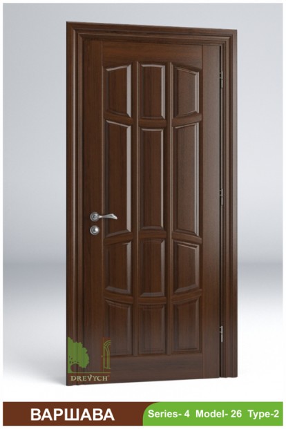 The interior doors of the selected array of wood  for ordering Warsaw 